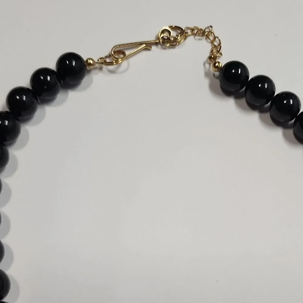 Black and White Panda Necklace Unique Good Luck Bear Handpainted